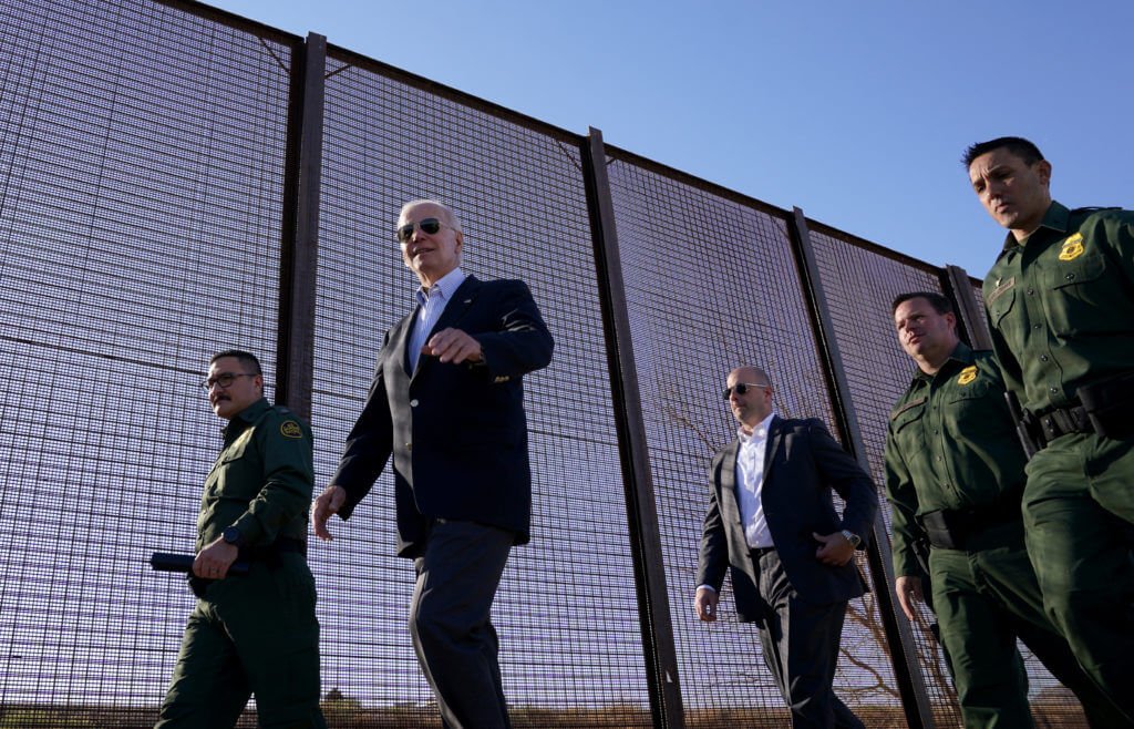 President Biden Visits El Paso Border To See Migrant Crisis